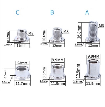 Ốc vặn đĩa răng vào giò dĩa xe đạp