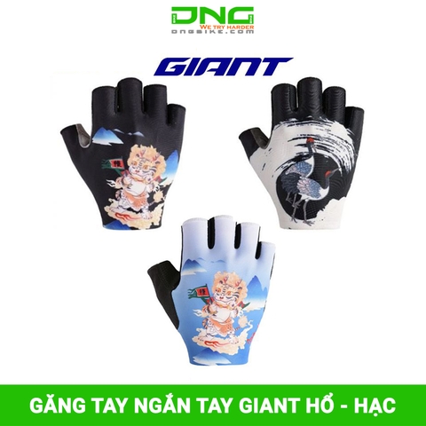 Găng tay xe đạp ngắn tay GIANT Hổ/Hạc