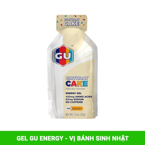 GEL năng lượng GU ENERGY vị Bánh sinh nhật