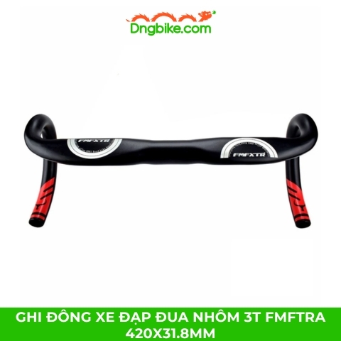 Ghi đông xe đạp đua nhôm 3T FMFTRA 420x31.8mm