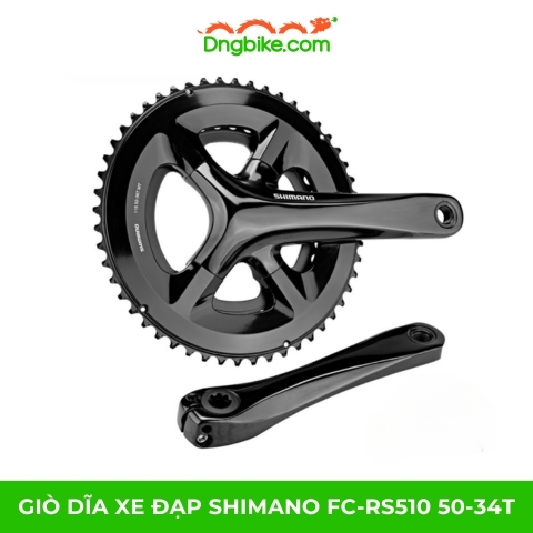 Giò dĩa xe đạp SHIMANO FC-RS510 50-34T