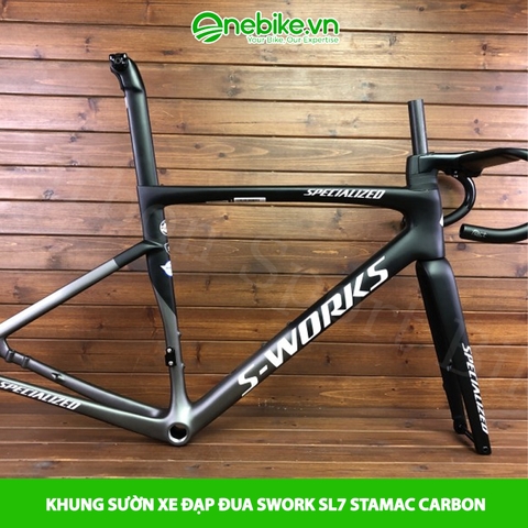 Khung sườn xe đạp đua SWORK SL7 STAMAC CARBON