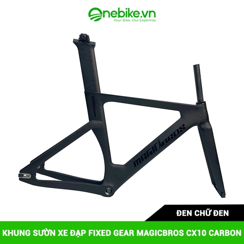 Khung sườn xe đạp Fixed gear MAGICBROS CX10 Carbon