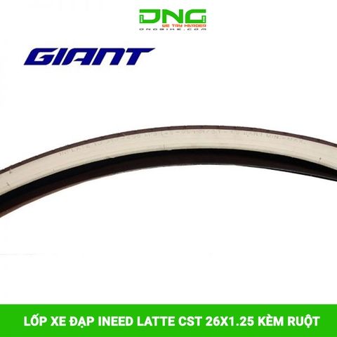 Lốp xe đạp INEED LATTE CST 24/26x1.25 kèm ruột