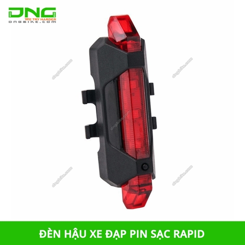 Đèn hậu xe đạp pin sạc RAPID