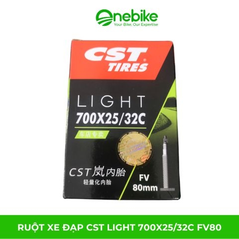 Ruột xe đạp CST LIGHT 700x25/32c FV80