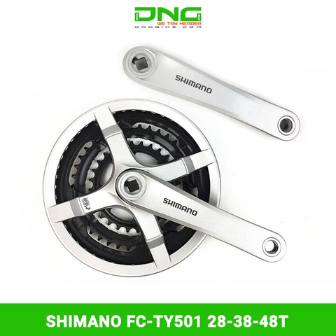 Giò dĩa xe đạp SHIMANO FC-TY501 28-38-48T