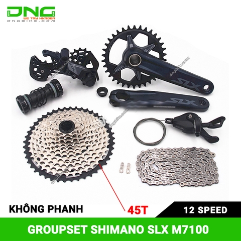 Bộ group SHIMANO SLX M7100 1x12S / 2x12S - Không phanh