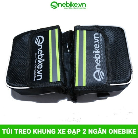 Túi treo khung xe đạp 2 ngăn Onebike OB1