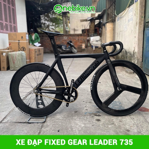 Xe đạp Fixed Gear LEADER 735 cao cấp chính hãng