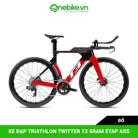 Xe đạp Triathlon TWITTER T3 SRAM ETAP AXS 2*12 -  Vành carbon