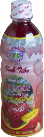 Nước cốt dâu tây nguyên chất cô đặc 100% dung tích 500ml