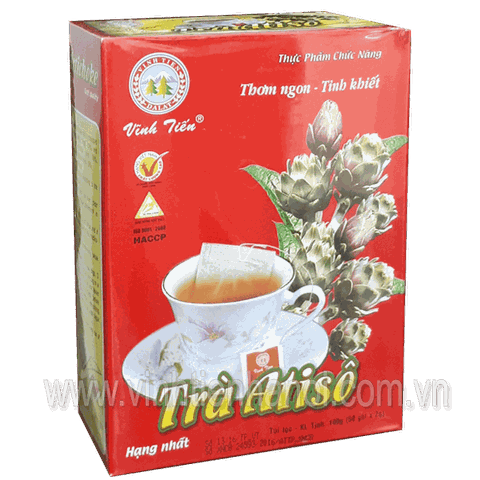Trà atiso hạng nhất loại hộp 50 túi lọc x 2g