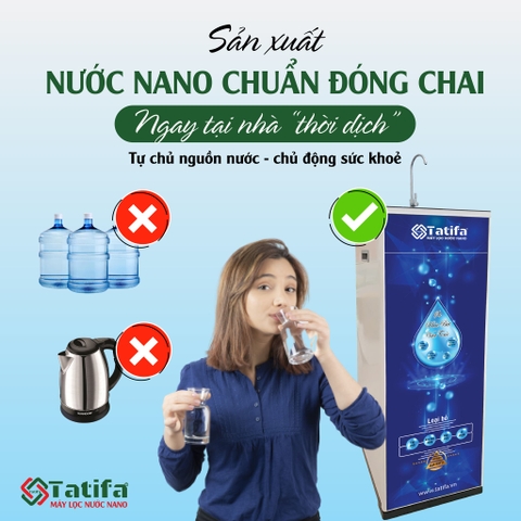 Sản xuất nước nano chuẩn đóng chai ngay tại nhà: Tự chủ nguồn nước – Chủ động sức khỏe.