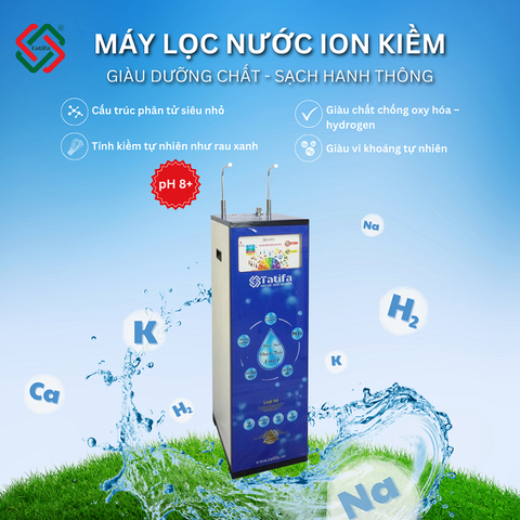 MÁY LỌC NƯỚC ION KIỀM - GIÀU DƯỠNG CHẤT - SẠCH HANH THÔNG