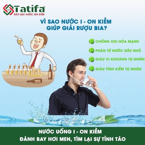 TẠI SAO NƯỚC I-ON KIỀM CÓ THỂ GIÚP CHÚNG TA GIẢI RƯỢU BIA?