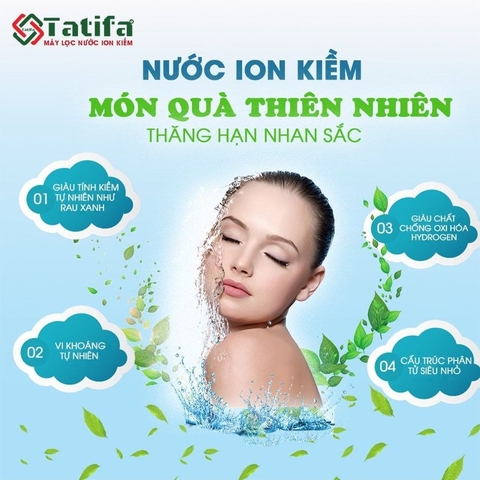 NƯỚC I-ON KIỀM – MÓN QUÀ THIÊN NHIÊN GIÚP THĂNG HẠNG NHAN SẮC!!!