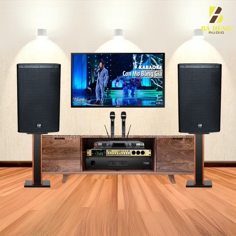 Dàn Karaoke Gia Đình : Loa SE-Audiotechnik CV-12i, Đẩy LOTUS MX650, Vang Cơ NEX FX9 Plus, Micro BBS E-250GS