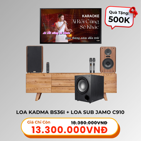 Loa Karaoke KADMA BS36i + Loa Sub Jamo C910