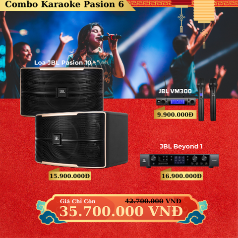 Dàn Loa JBL Pasion 10, Amply Beyon1, Mic JBL VM300