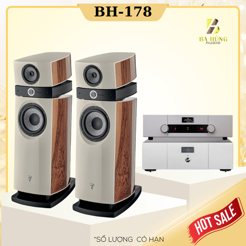 Loa Focal Scala Utopia Evo + Pre-amplifier Goldmund Mimesis 27.8 + Power Goldmund Telos 300