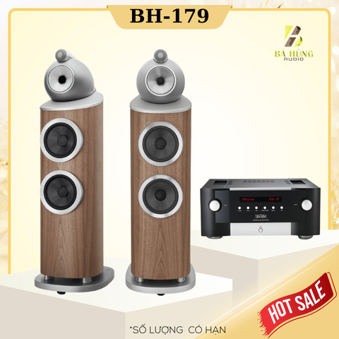 Loa B&W 803 D4 + Amply Mark Levinson No 585.5 Phono