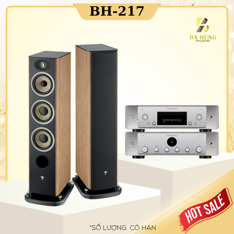 Loa Focal Aria Evo X No2 + Amply Marantz Model 50 + Đầu Marantz CD 50N