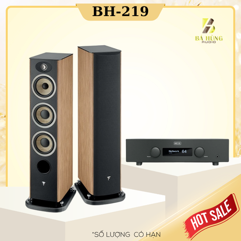 Loa Focal Aria Evo X No2 + Amply Hegel H190