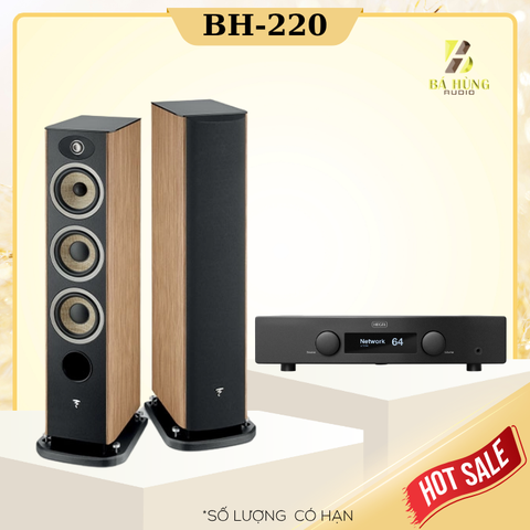 Loa Focal Aria Evo X No2 + Amply Hegel H95