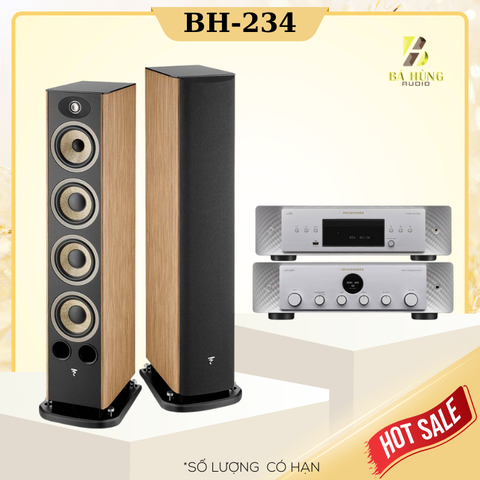 Loa Focal Aria Evo X No3 + Amply Marantz Model 40N + CD Marantz 60