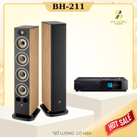 Loa Focal Aria Evo X No3 + Amply Naim Uniti Star