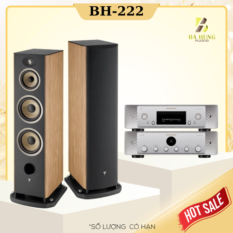 Loa Focal Aria Evo X No4 + Amply Marantz Model 50 + Đầu Marantz CD 50N
