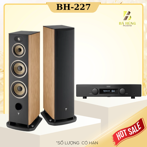 Loa Focal Aria Evo X No4 + Amply Hegel H95