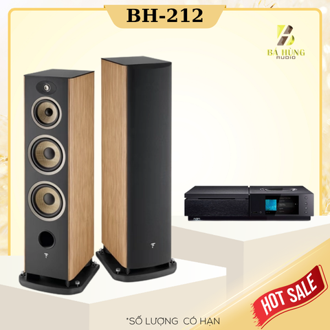 Loa Focal Aria Evo X No4 + Amply Naim Uniti Star