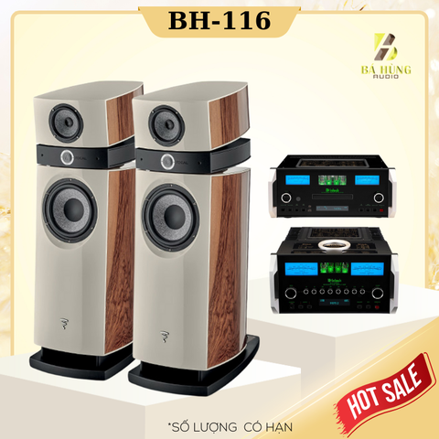 Loa Focal Scala Utopia Evo + Amply Mcintosh MA12000 + Đầu McIntosh MCD12000