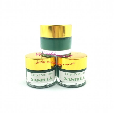 Mực dip pen màu xanh lá