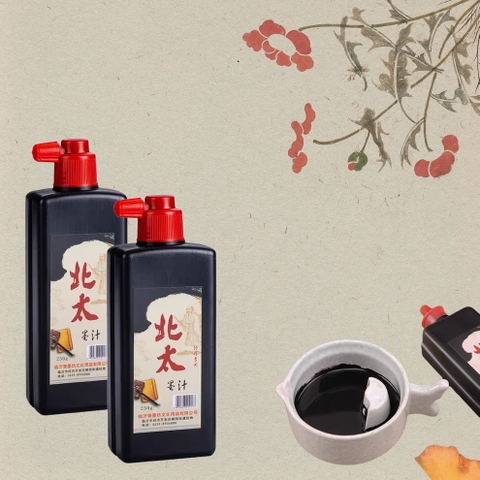 Mực Thư pháp Bắc Thái màu đen 250g
