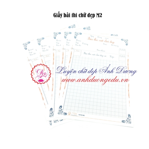 Giấy TCĐ - M2: (2 mặt đứng)