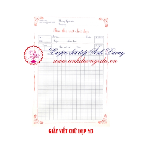 Giấy TCĐ - M3: (kẻ ngang)