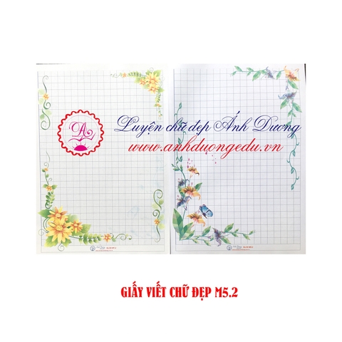 Giấy LCĐ - M5.2 (mặt ô li đứng/ mặt đường kẻ ngang)