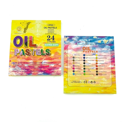 Màu sáp dầu siêu mềm Ánh Dương - 24PC