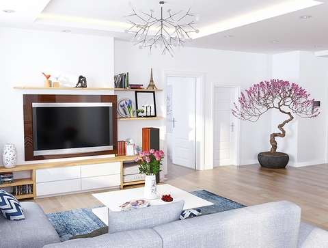 Nhà phố đẹp 4 tầng hiện đại