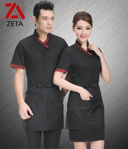 Đồng Phục Phục Vụ Bàn Nhà Hàng - Khách Sạn MS 074