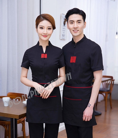 Mẫu Đồng phục nhân viên phục vụ nhà hàng đẹp năm 2019