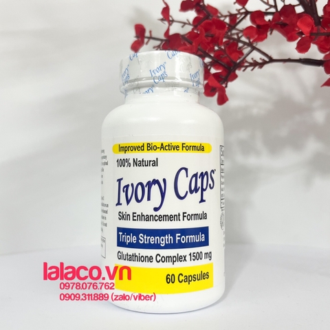 Viên uống trắng da Ivory Caps 60 viên Mỹ