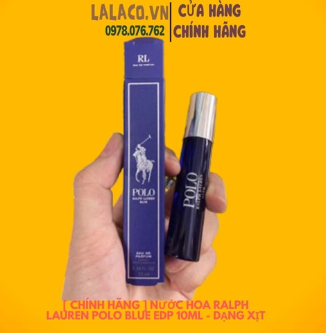 Nước hoa mini Ralph Lauren Polo Blue EDP 10ml - dạng xịt