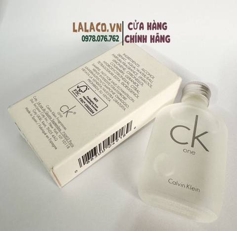 [Mini] Nước hoa Unisex Calvin Klein CK One 15ml