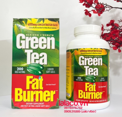 Giảm cân Green Tea Fat Burner 200 viên