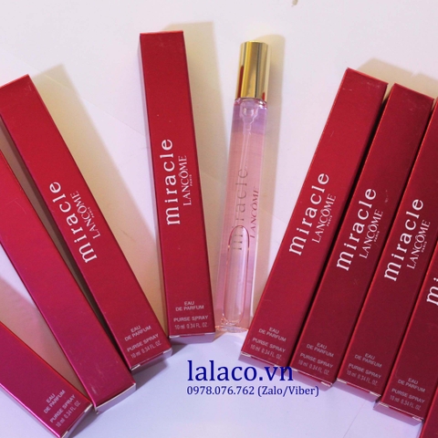 Ống nước hoa Lancome Miracle EDP 10ml đầu xịt