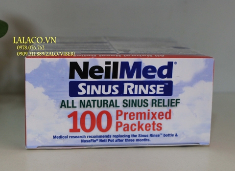 Muối rửa mũi NeilMed Sinus Rinse hộp 100 gói